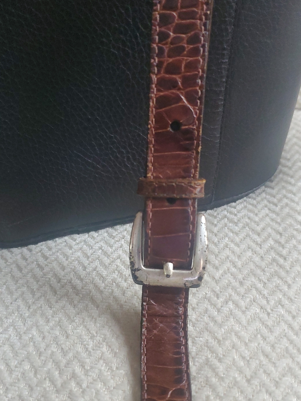 Brighton Magdaleine Two Tone Leather Shoulder/ Crossbody Bag - Picture 9 of 15